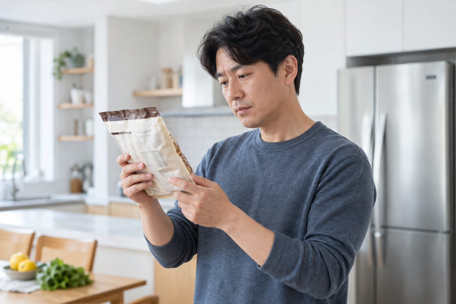 프리바이오틱스 원재료명 확인...